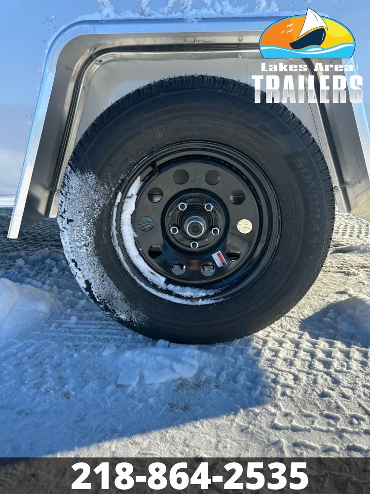 2026 CROSS 6X12 BETA SILVER ENCLOSED TRAILER