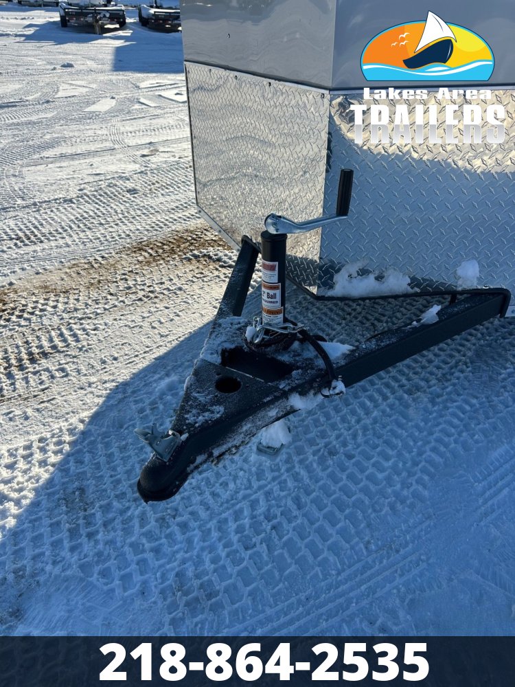 2026 CROSS 6X12 BETA SILVER ENCLOSED TRAILER