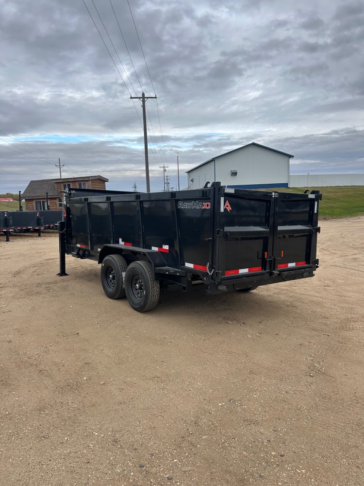 2026 RAWMAXX 83X16 LPX GOOSENECK DUMP TRAILER