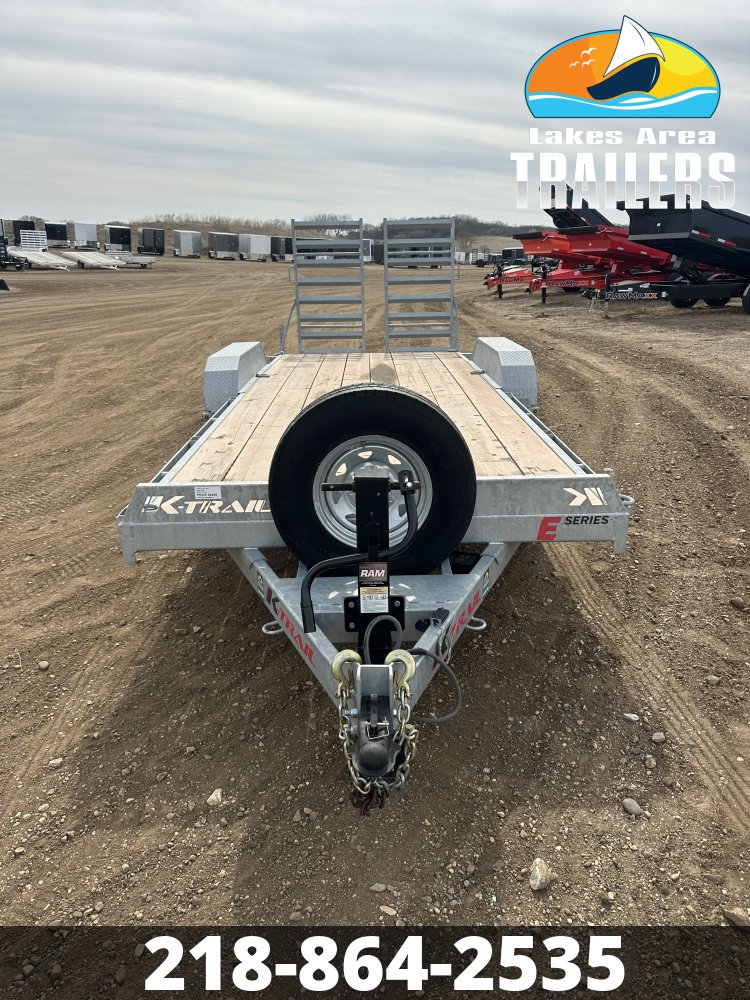 2024 K-TRAIL 82X20 GALVANIZED EQUIPMENT TRAILER