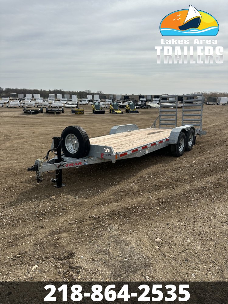 2024 K-TRAIL 82X20 GALVANIZED EQUIPMENT TRAILER