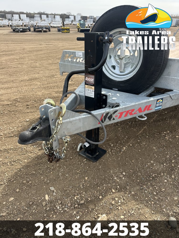 2024 K-TRAIL 82X20 GALVANIZED EQUIPMENT TRAILER