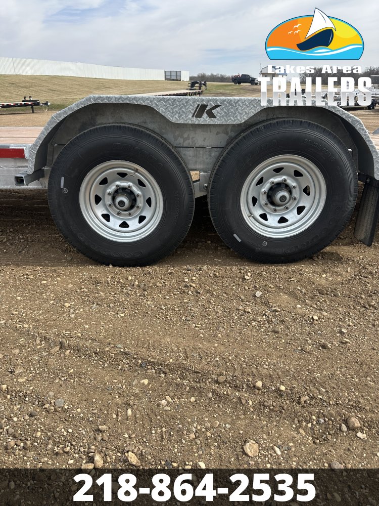 2024 K-TRAIL 82X20 GALVANIZED EQUIPMENT TRAILER