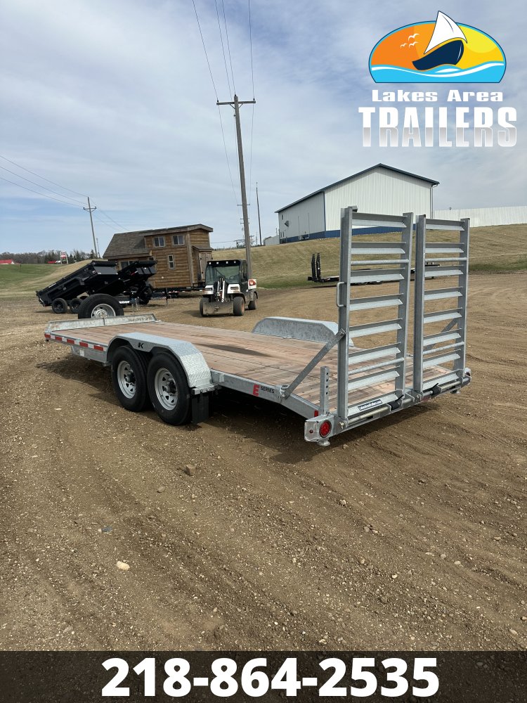 2024 K-TRAIL 82X20 GALVANIZED EQUIPMENT TRAILER