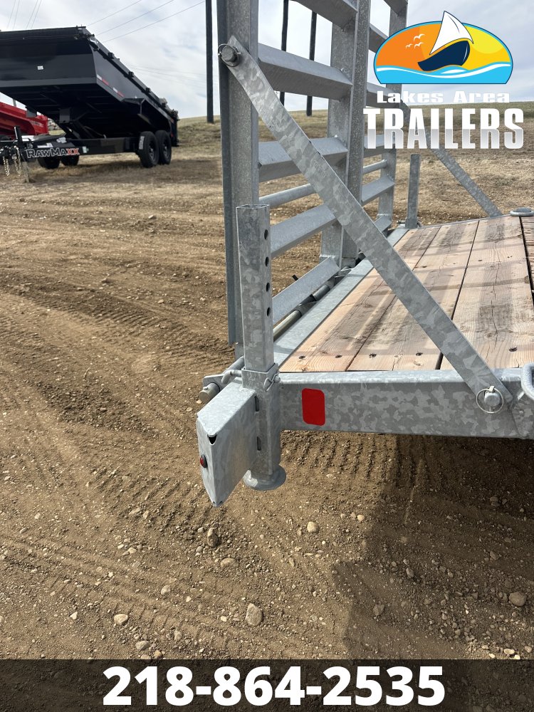 2024 K-TRAIL 82X20 GALVANIZED EQUIPMENT TRAILER