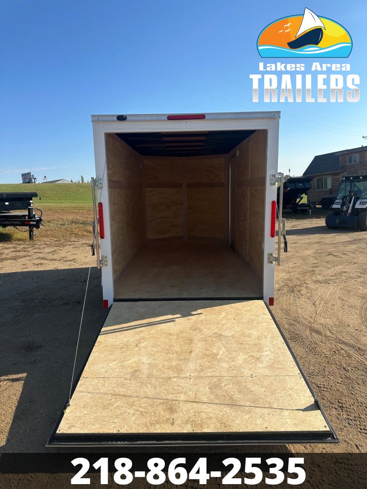 2026 CROSS 6X12 BETA WHITE ENCLOSED TRAILER