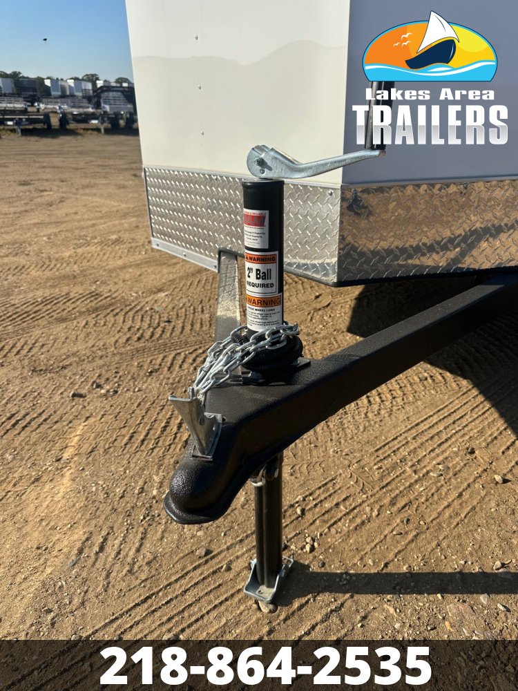 2026 CROSS 6X12 BETA WHITE ENCLOSED TRAILER