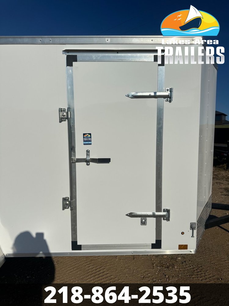 2026 CROSS 6X12 BETA WHITE ENCLOSED TRAILER