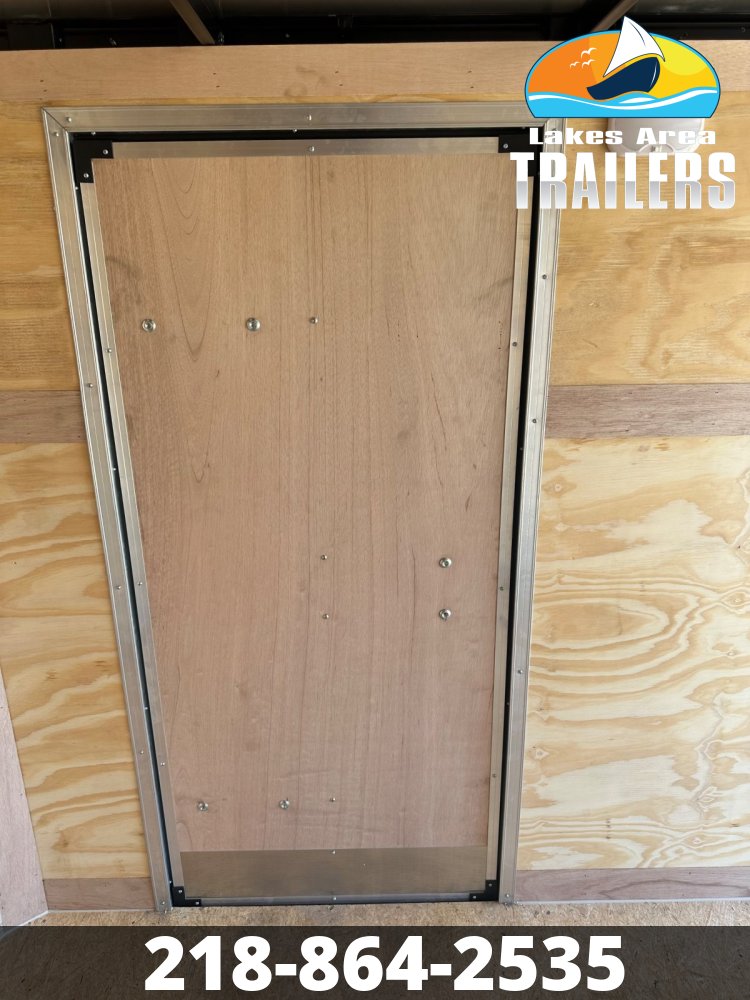 2026 CROSS 6X12 BETA WHITE ENCLOSED TRAILER