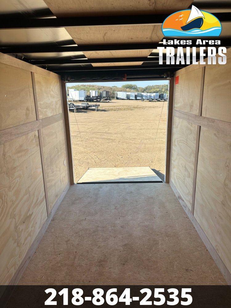 2026 CROSS 6X12 BETA WHITE ENCLOSED TRAILER