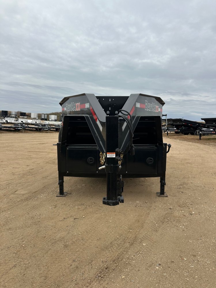 2026 RAWMAXX 83X16 LPX GOOSENECK DUMP TRAILER