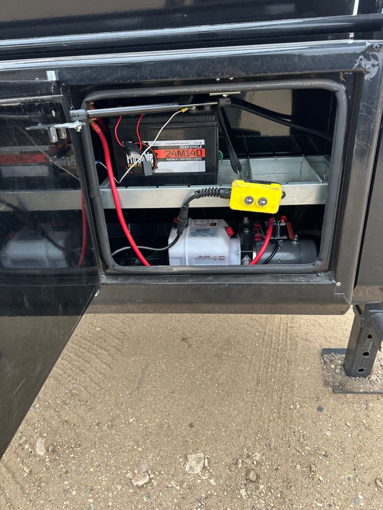 2026 RAWMAXX 83X16 LPX GOOSENECK DUMP TRAILER