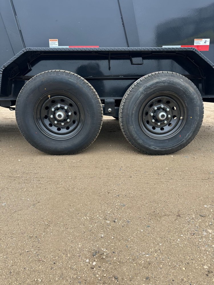 2026 RAWMAXX 83X16 LPX GOOSENECK DUMP TRAILER