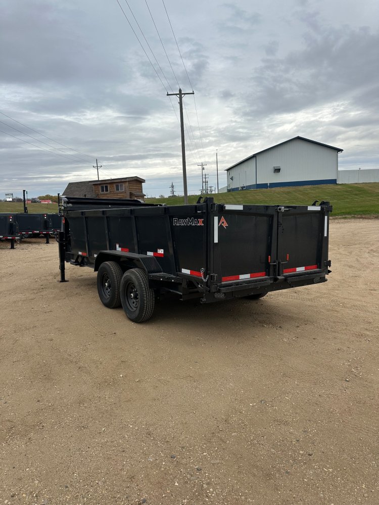 2026 RAWMAXX 83X16 LPX GOOSENECK DUMP TRAILER