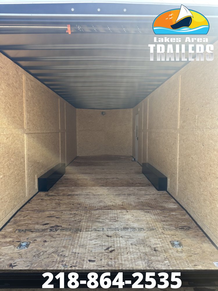 2027 AERO 8.5X28 WHITE ENCLOSED TRAILER