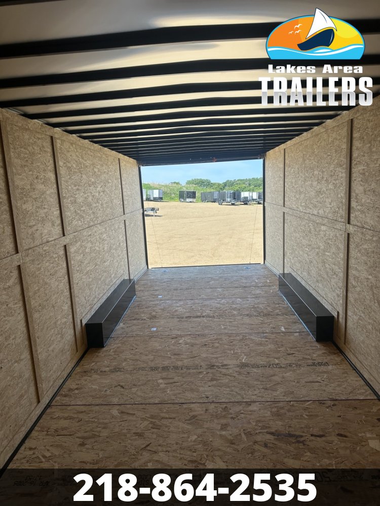 2027 AERO 8.5X28 WHITE ENCLOSED TRAILER