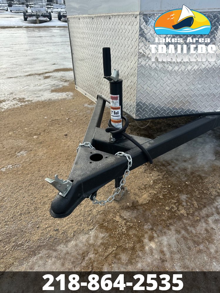 2026 CROSS 6X12 BETA WHITE ENCLOSED TRAILER