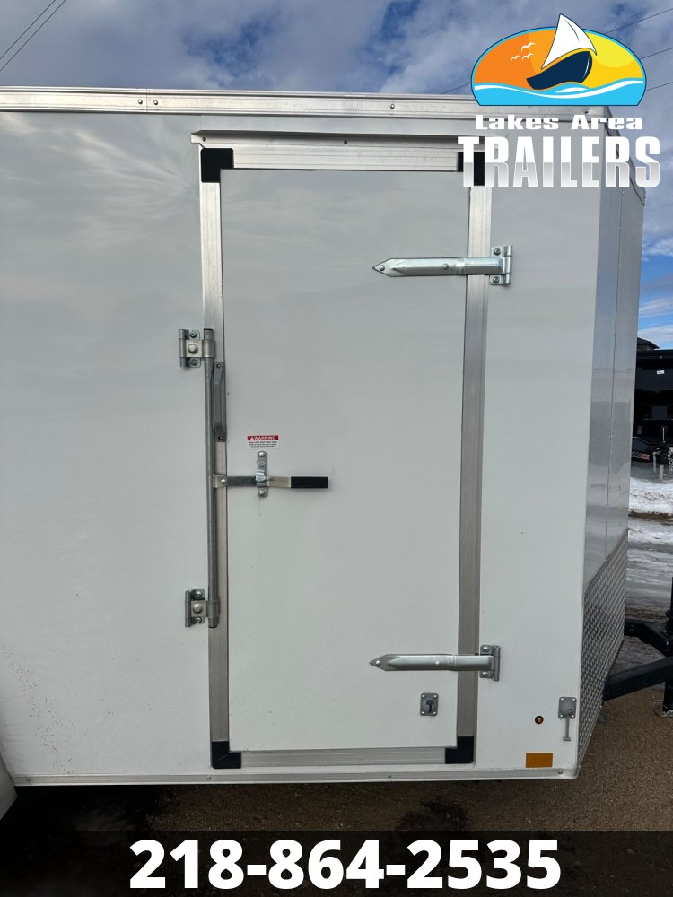 2026 CROSS 6X12 BETA WHITE ENCLOSED TRAILER
