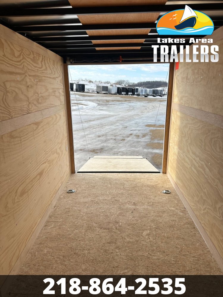 2026 CROSS 6X12 BETA WHITE ENCLOSED TRAILER