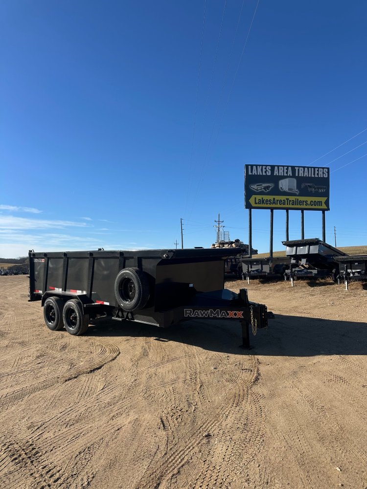 2026 RAWMAXX 83X16 LTX 20K DUMP TRAILER