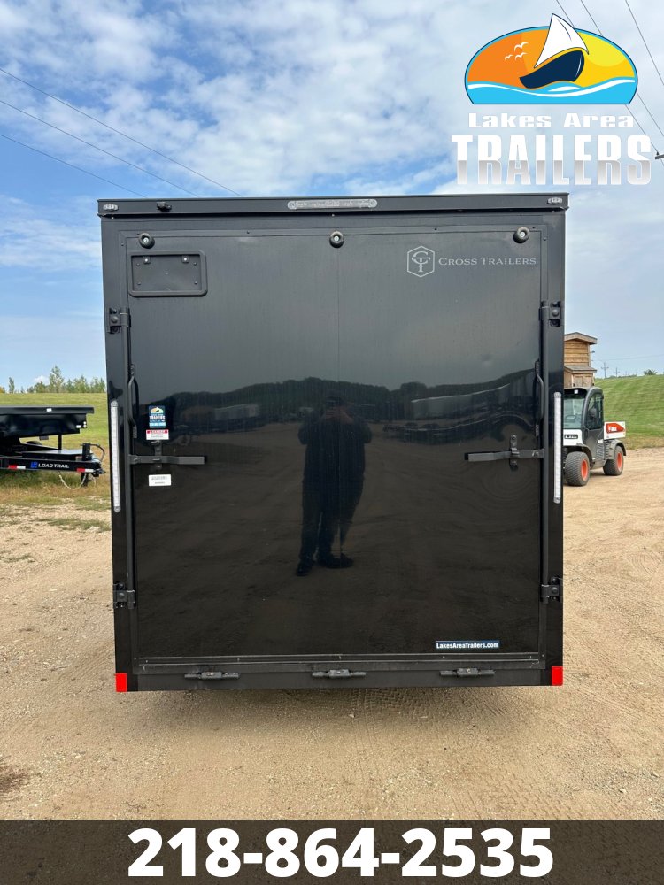 2026 CROSS 7X14 ALPHA BLACK BLACKOUT ENCLOSED TRAILER