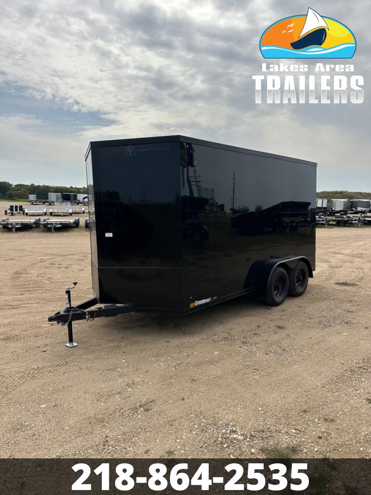 2026 CROSS 7X14 ALPHA BLACK BLACKOUT ENCLOSED TRAILER