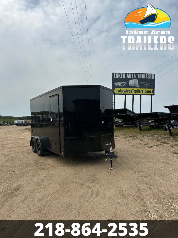 2026 CROSS 7X14 ALPHA BLACK BLACKOUT ENCLOSED TRAILER