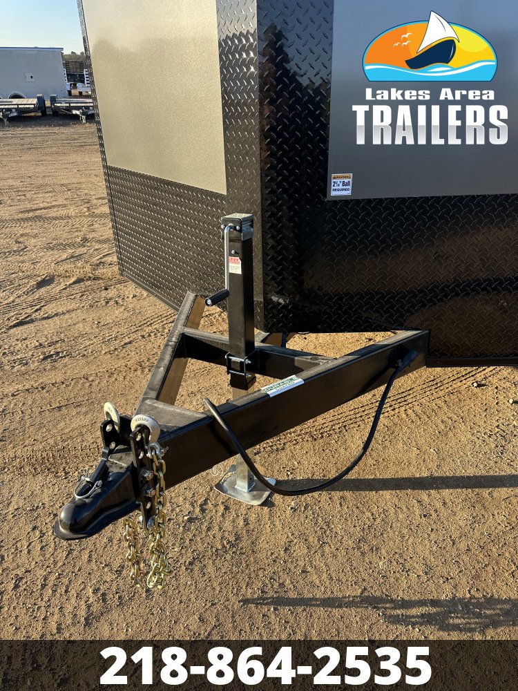2027 AERO 8.5X16 CHARCOAL BLACKOUT ENCLOSED TRAILER
