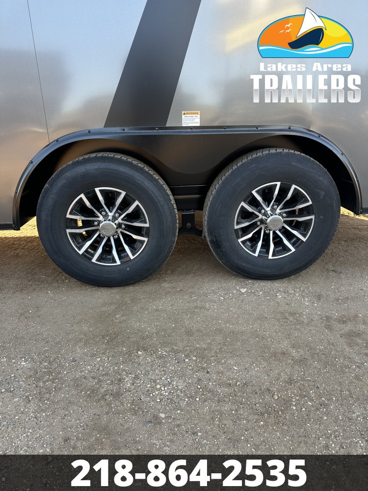 2027 AERO 8.5X16 CHARCOAL BLACKOUT ENCLOSED TRAILER