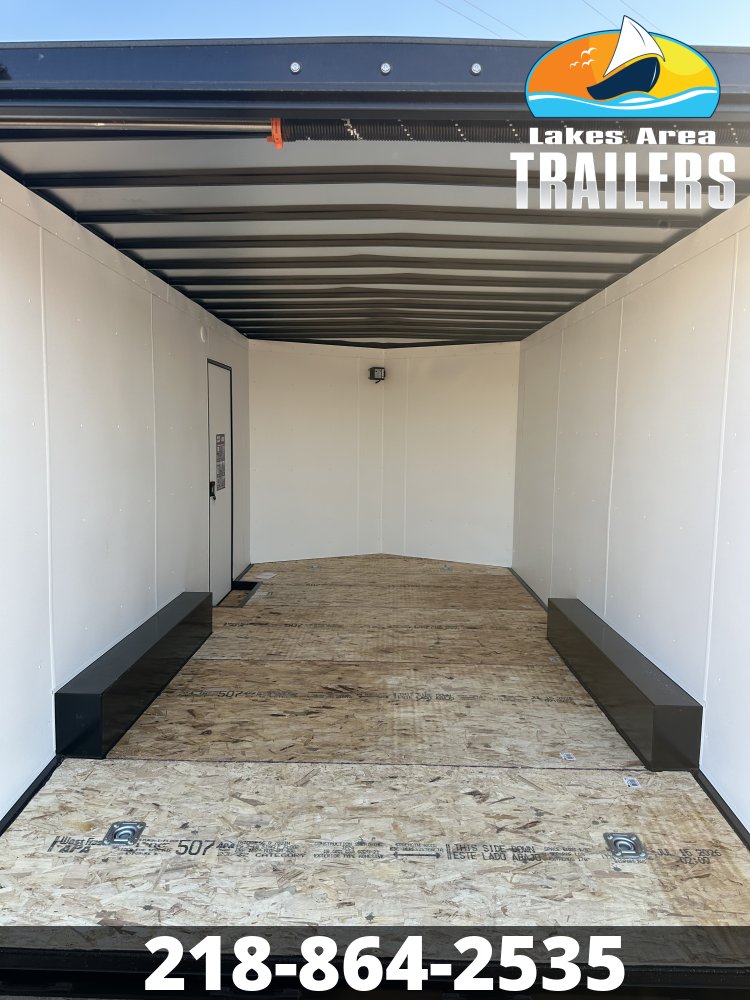 2027 AERO 8.5X16 CHARCOAL BLACKOUT ENCLOSED TRAILER