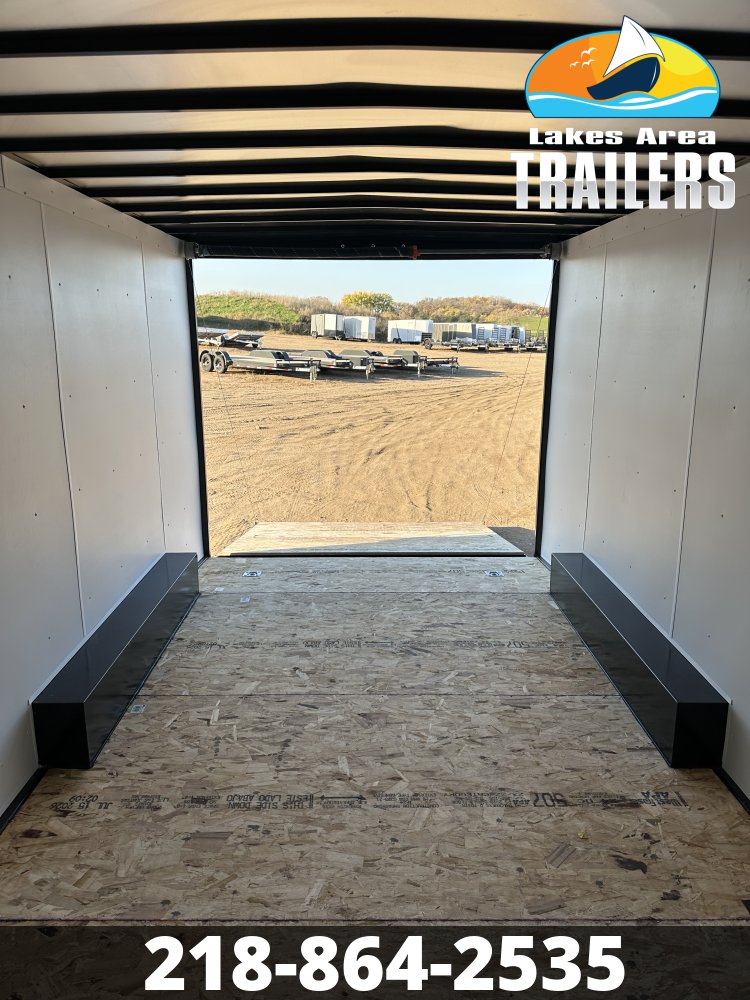 2027 AERO 8.5X16 CHARCOAL BLACKOUT ENCLOSED TRAILER