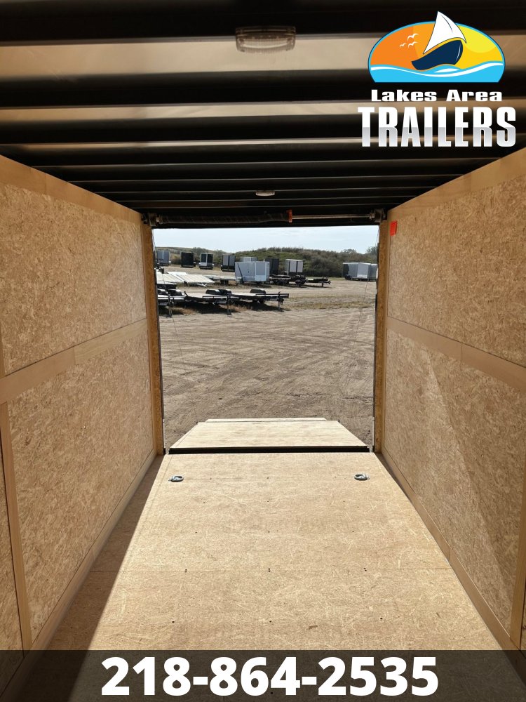2026 CROSS 7X14 ALPHA CHARCOAL BLACKOUT ENCLOSED TRAILER