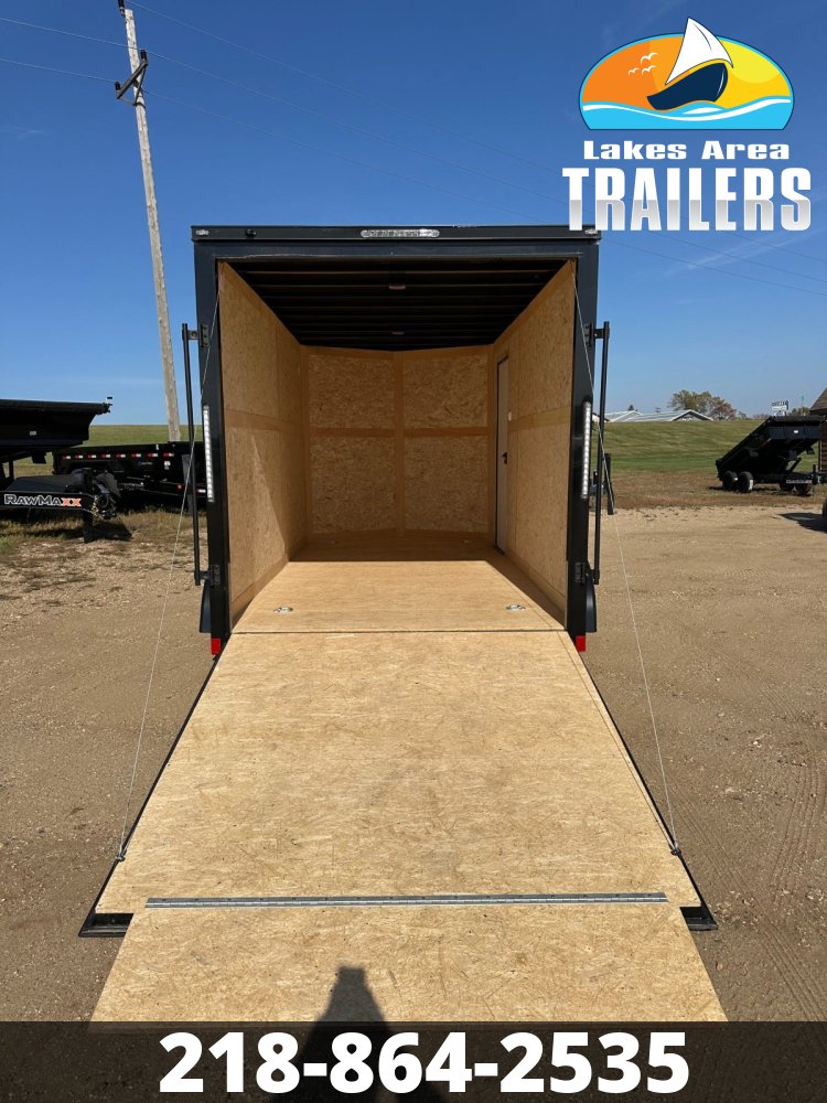 2026 CROSS 7X14 ALPHA CHARCOAL BLACKOUT ENCLOSED TRAILER