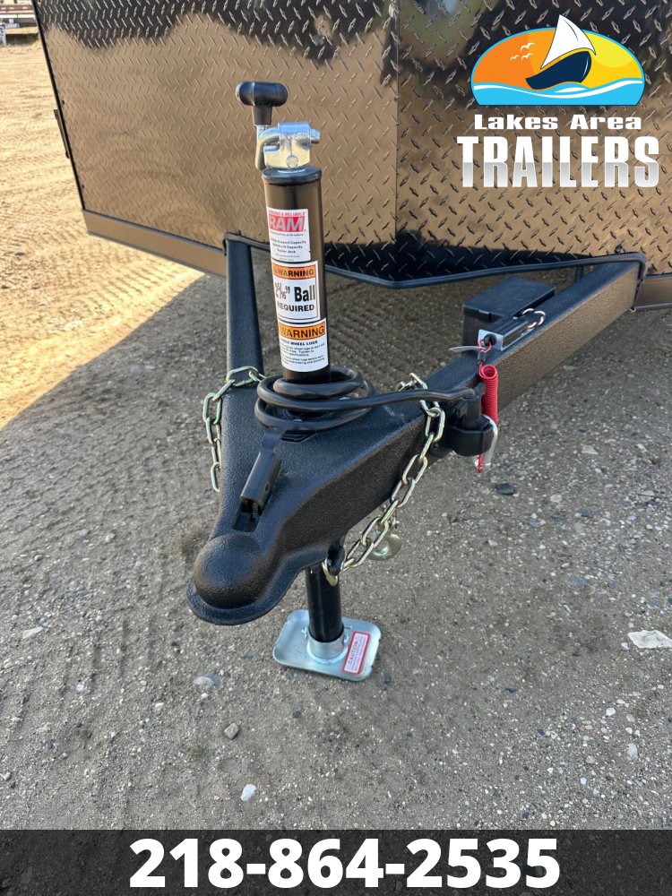 2026 CROSS 7X14 ALPHA CHARCOAL BLACKOUT ENCLOSED TRAILER