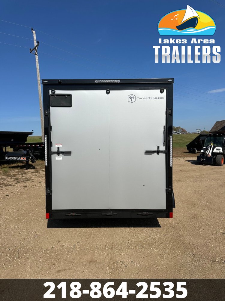 2026 CROSS 7X14 ALPHA SILVER BLACKOUT ENCLOSED TRAILER