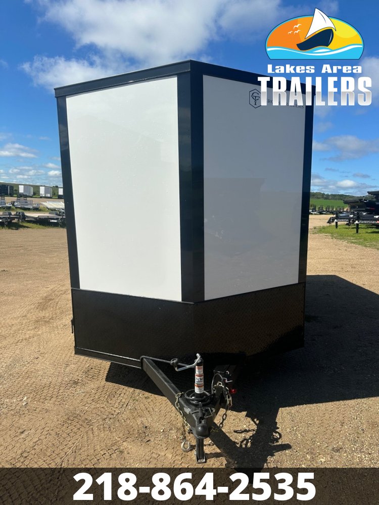 2026 CROSS 7X14 ALPHA WHITE ENCLOSED TRAILER