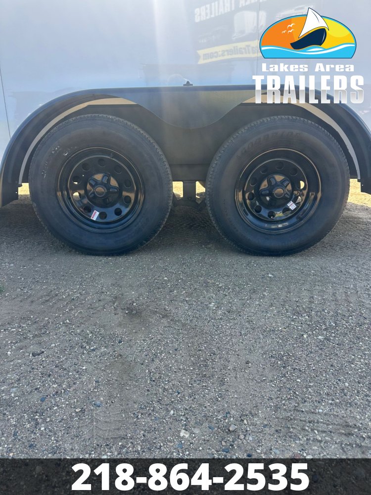 2026 CROSS 7X14 ALPHA WHITE ENCLOSED TRAILER