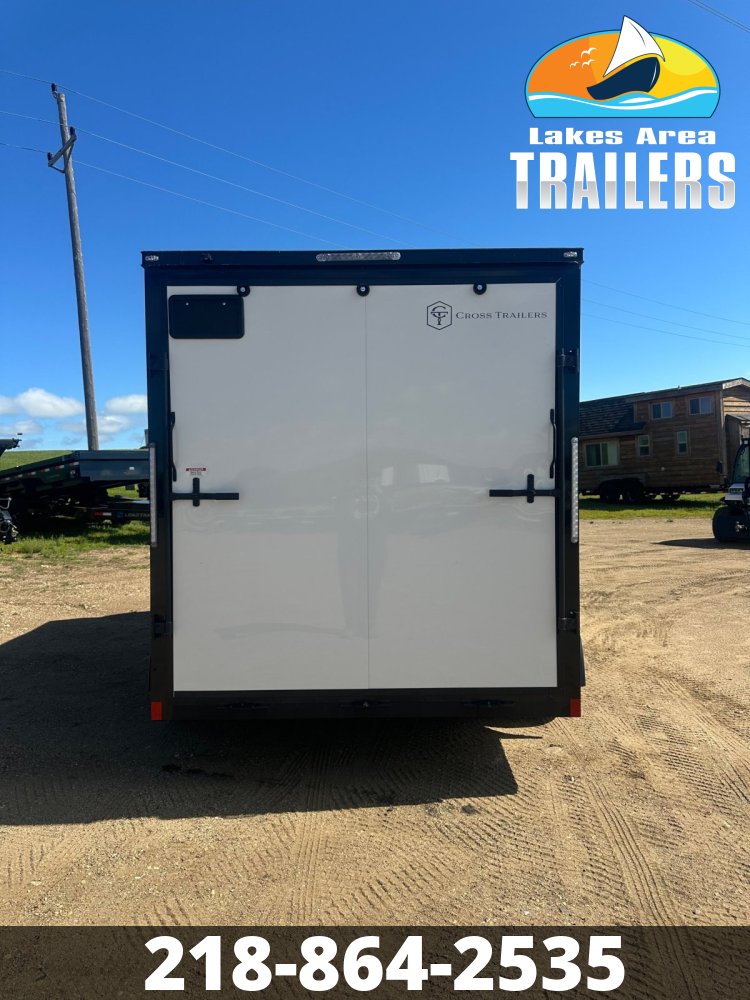 2026 CROSS 7X14 ALPHA WHITE ENCLOSED TRAILER