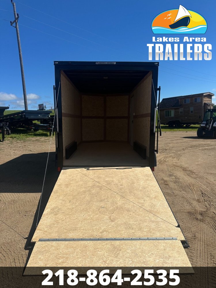 2026 CROSS 7X14 ALPHA WHITE ENCLOSED TRAILER
