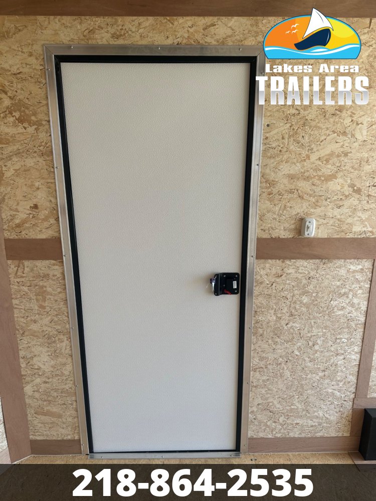 2026 CROSS 7X14 ALPHA WHITE ENCLOSED TRAILER