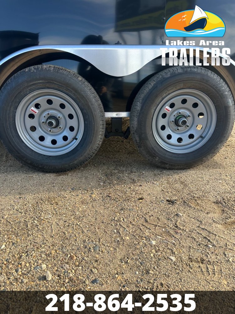 2026 CROSS 7X14 BETA BLACK ENCLOSED TRAILER