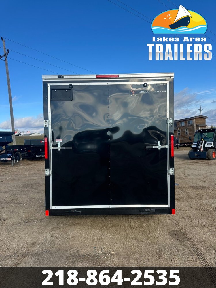 2026 CROSS 7X14 BETA BLACK ENCLOSED TRAILER