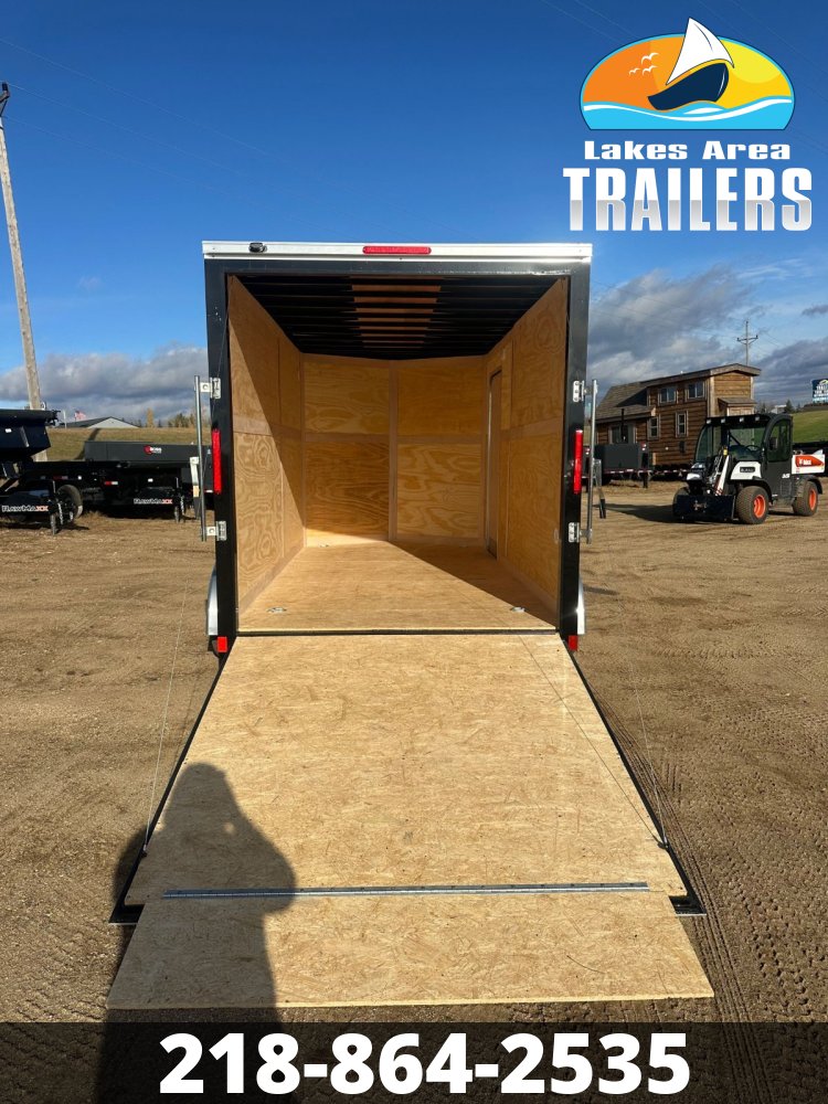 2026 CROSS 7X14 BETA BLACK ENCLOSED TRAILER