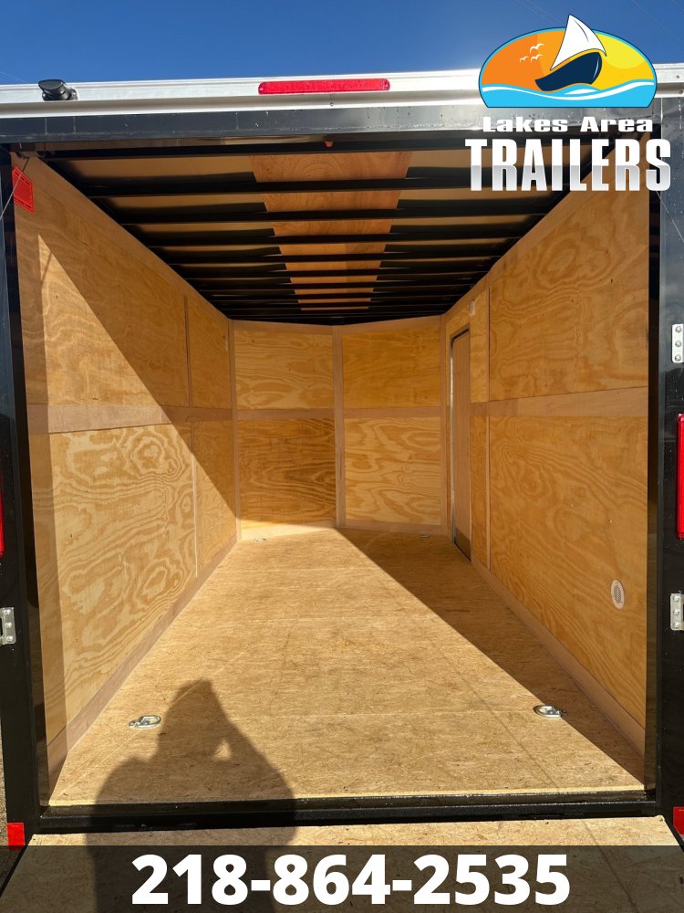 2026 CROSS 7X14 BETA BLACK ENCLOSED TRAILER