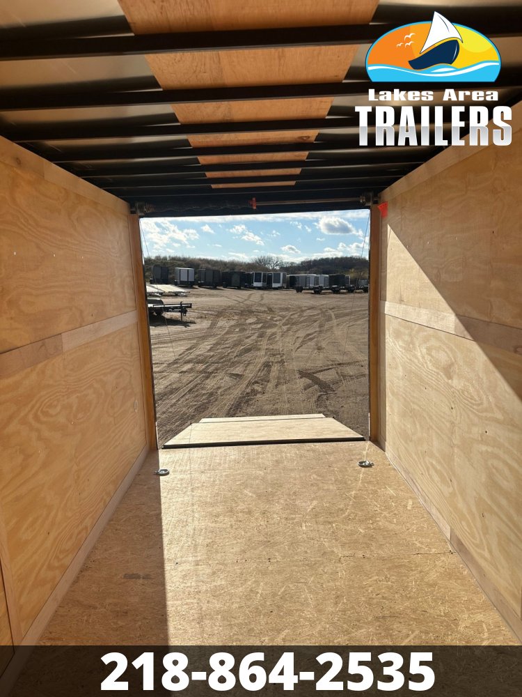 2026 CROSS 7X14 BETA BLACK ENCLOSED TRAILER