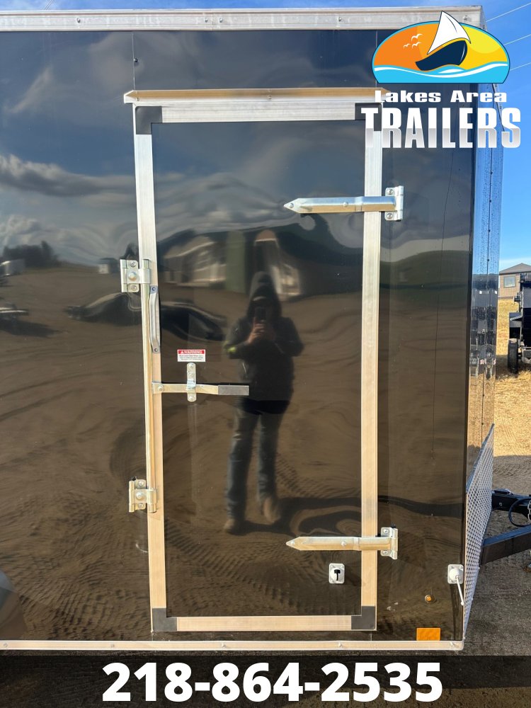 2026 CROSS 7X14 BETA BLACK ENCLOSED TRAILER