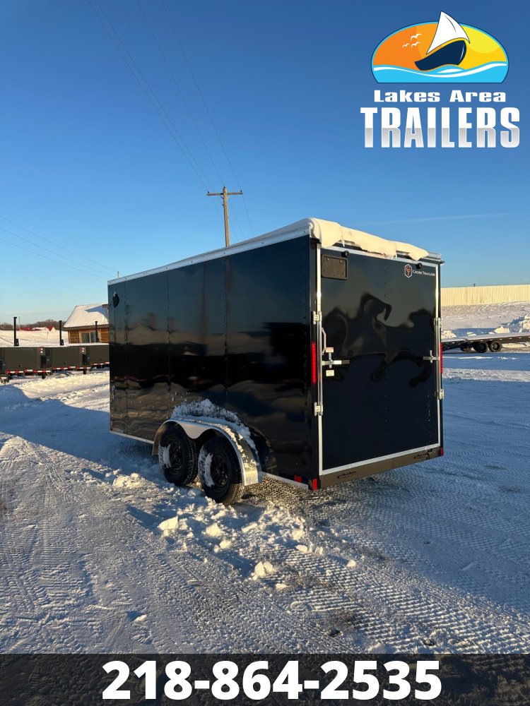 2026 CROSS 7X14 BETA BLACK ENCLOSED TRAILER