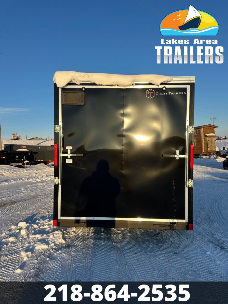 2026 CROSS 7X14 BETA BLACK ENCLOSED TRAILER