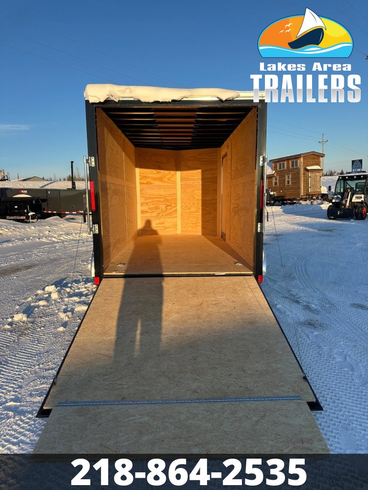 2026 CROSS 7X14 BETA BLACK ENCLOSED TRAILER