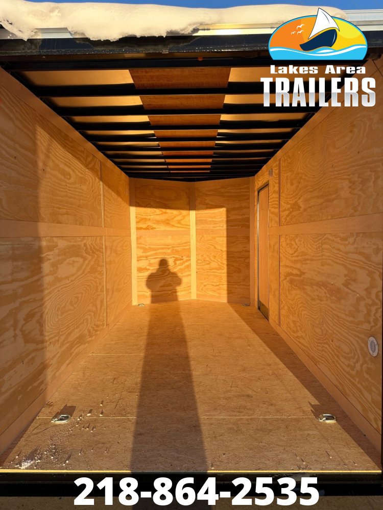 2026 CROSS 7X14 BETA BLACK ENCLOSED TRAILER